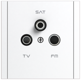 R/TV-SAT socket